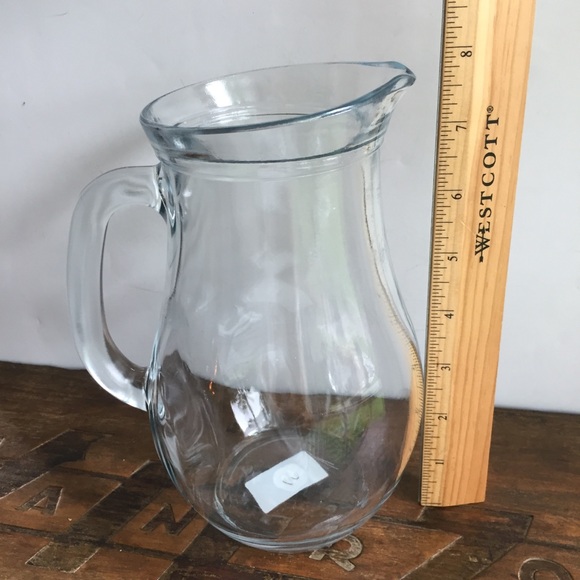Clear glass pitcher NWT - Picture 6 of 6
